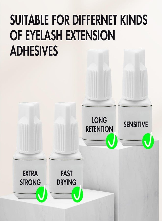 Embagol Lash Remover for Lash Extensions 10g No Burn Cream Remover With Micro Cotton Swabs and Eye Pad Sticker Professional Eyelash Extensions Lash Tech Salon Supplies - Image 3